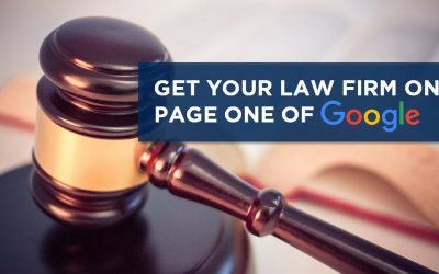 HOW TO GET YOUR LAW FIRM ON THE FIRST PAGE OF GOOGLE